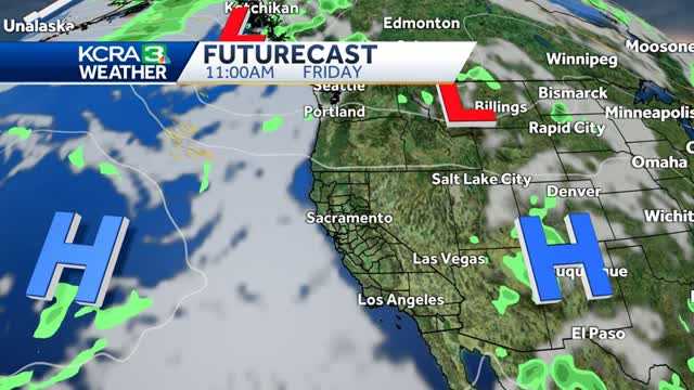 A bigger temperature drop for the weekend