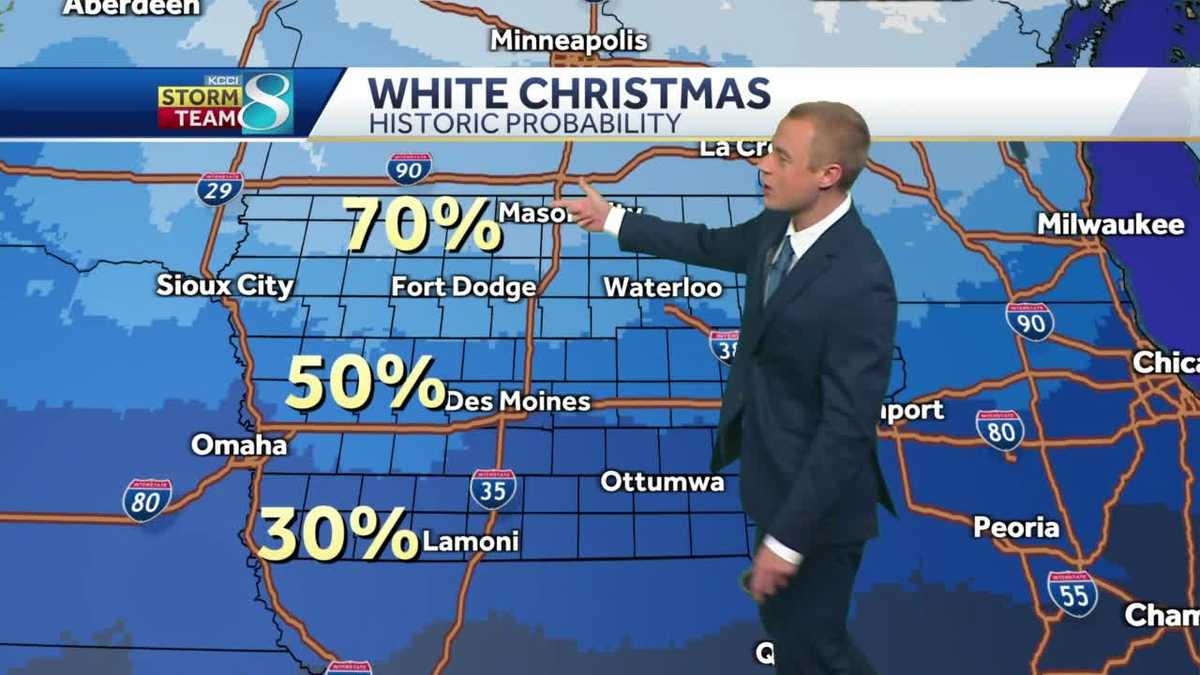 Christmas weather in Iowa Digging deep into Dec. 25 weather trends