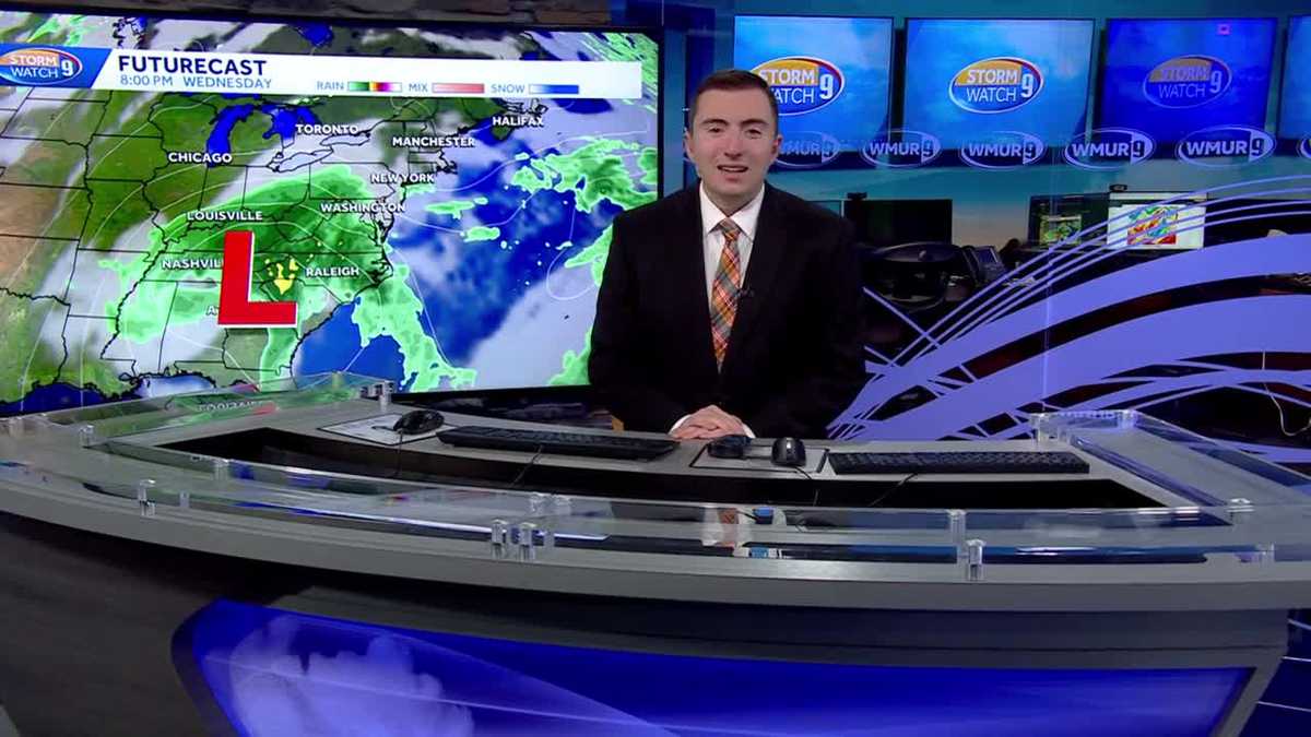 Video: Unsettled weather this week with rain possible on Halloween