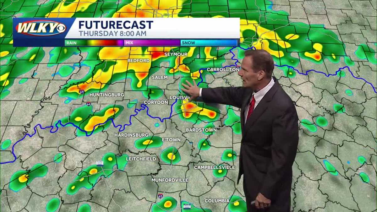 Scattered shower chances for Thursday