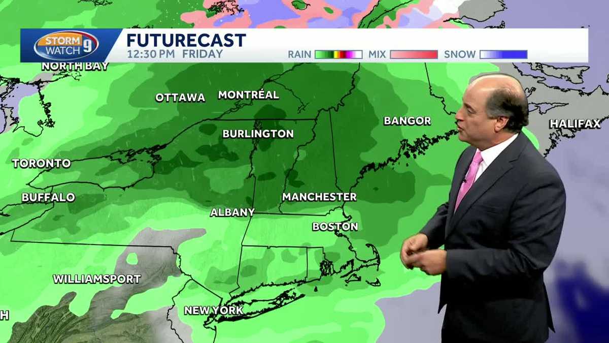 NH forecast video: Mild day before more rain moves in - WMUR
