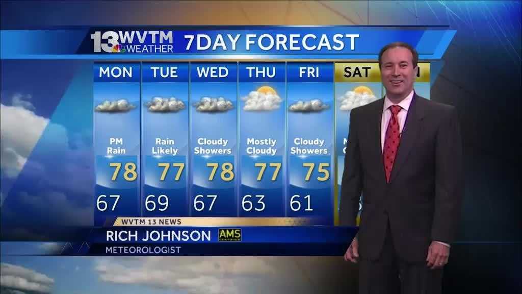 Clouds And More Rain Chances