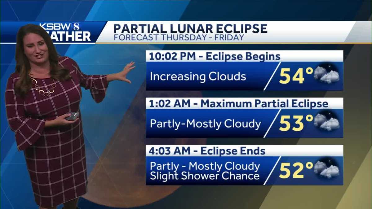 Lunar Eclipse Weather Clouds may block viewing