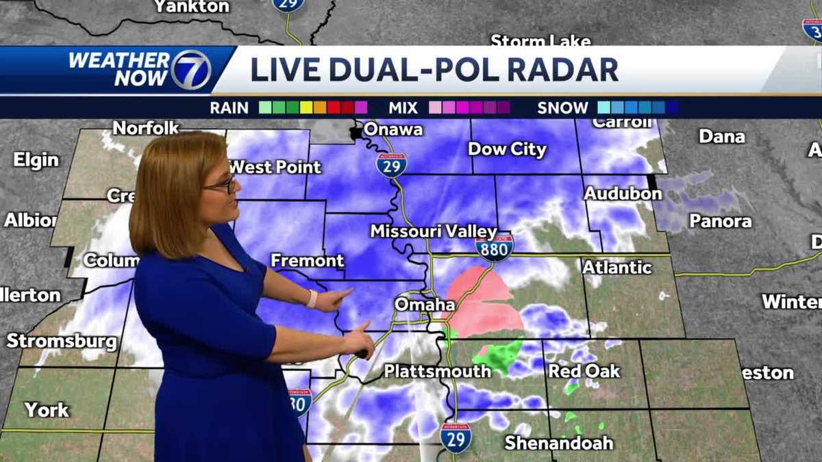 Nebraska, Iowa: Snowfall totals, road conditions