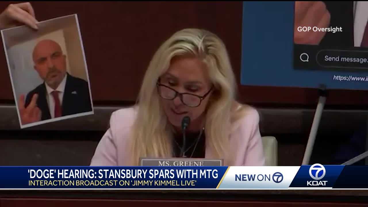 Rep. Stansbury spars with Rep. Greene in DOGE hearing