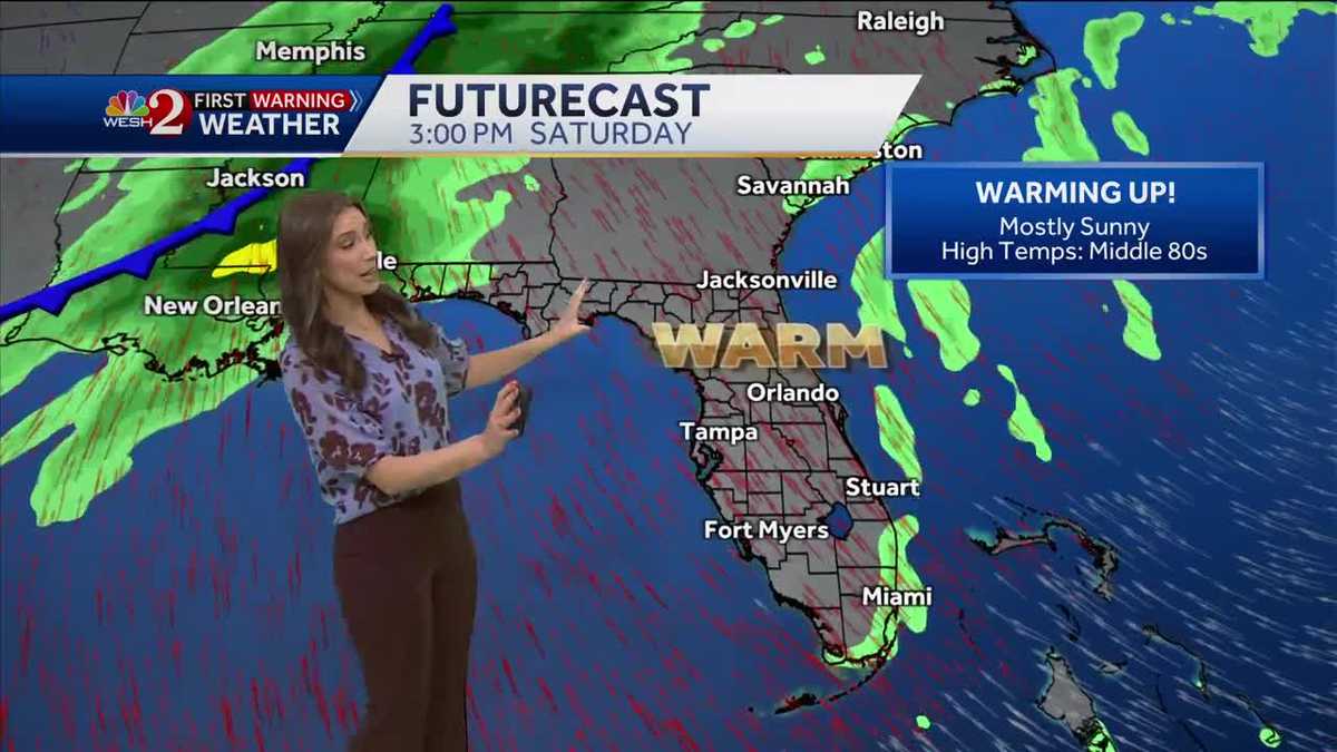Heat ramping up for the weekend ahead of next storm system