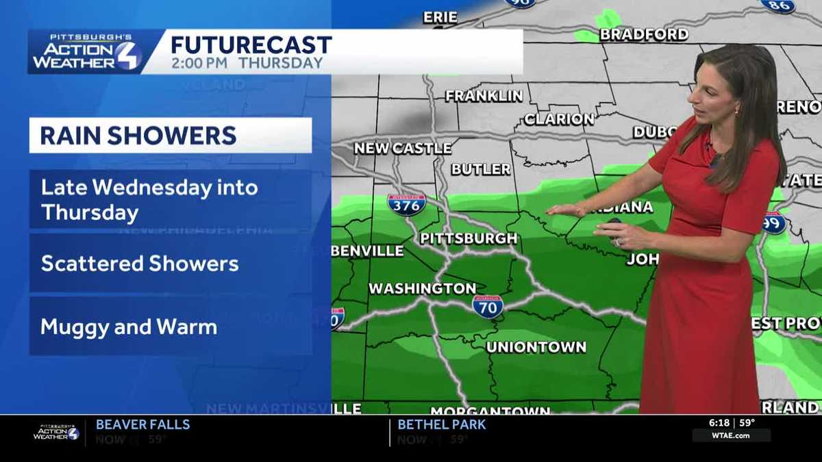 Text link to weather forecast video: Comfortable Labor Day Weather