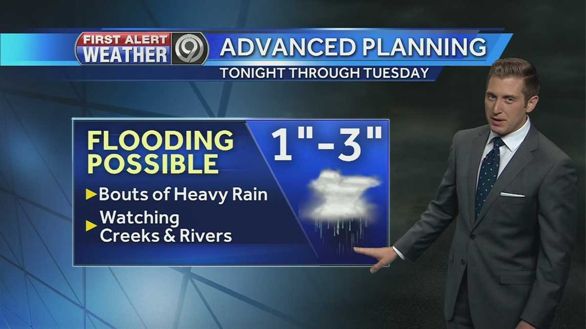 Soggy weather pattern to continue into next week