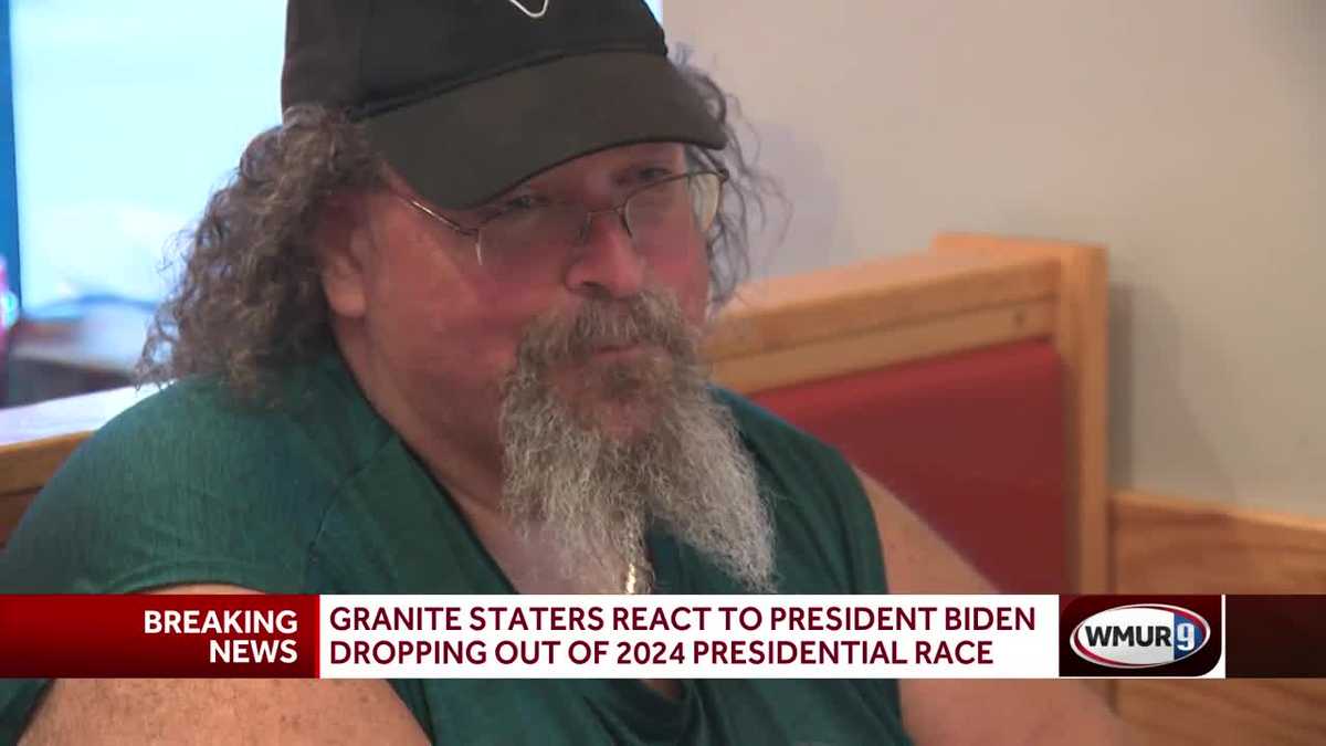 NH voters react to end of President Joe Biden's bid for reelection