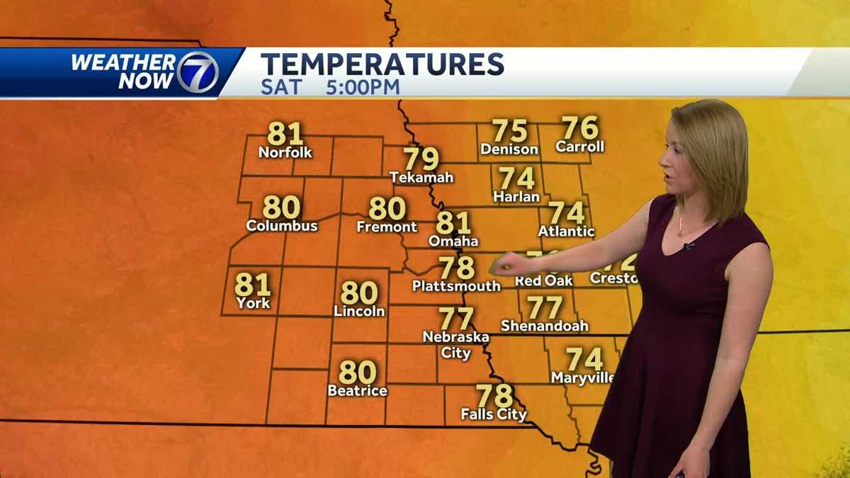 Sunny, warm and breezy Saturday