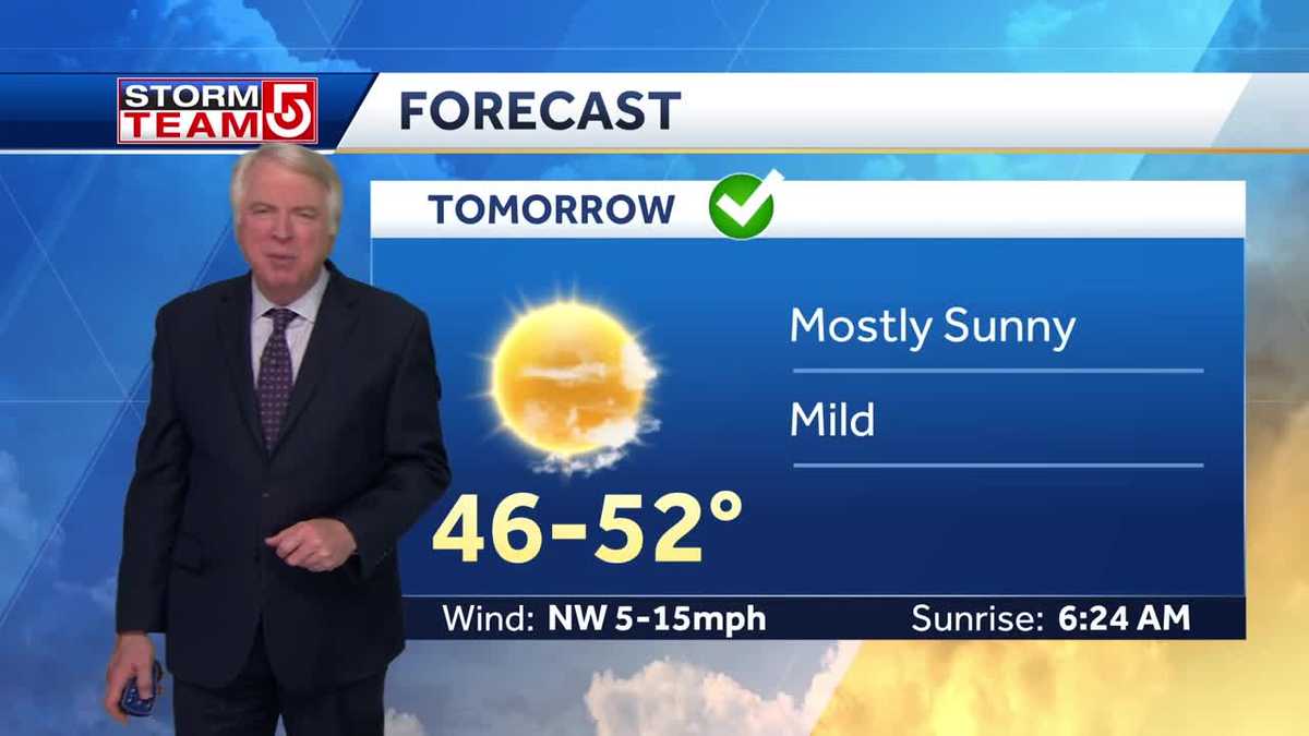 Video: Mild, mostly sunny Wednesday