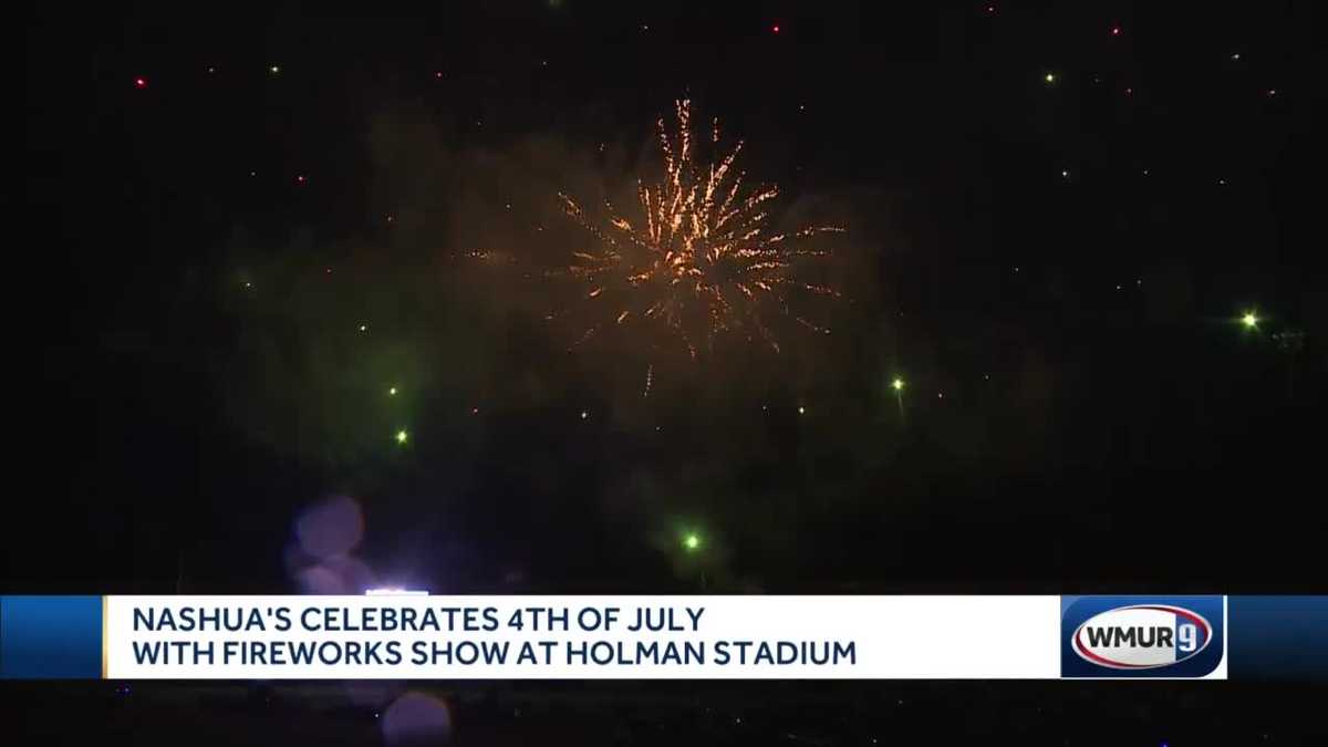 Fourth of July fireworks celebration held at Holman Stadium