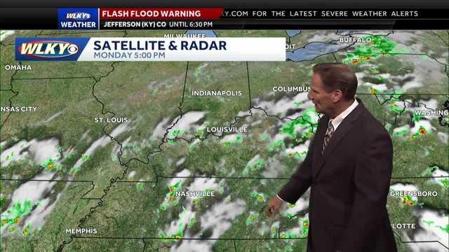 Warm and humid with scattered afternoon storm chances
