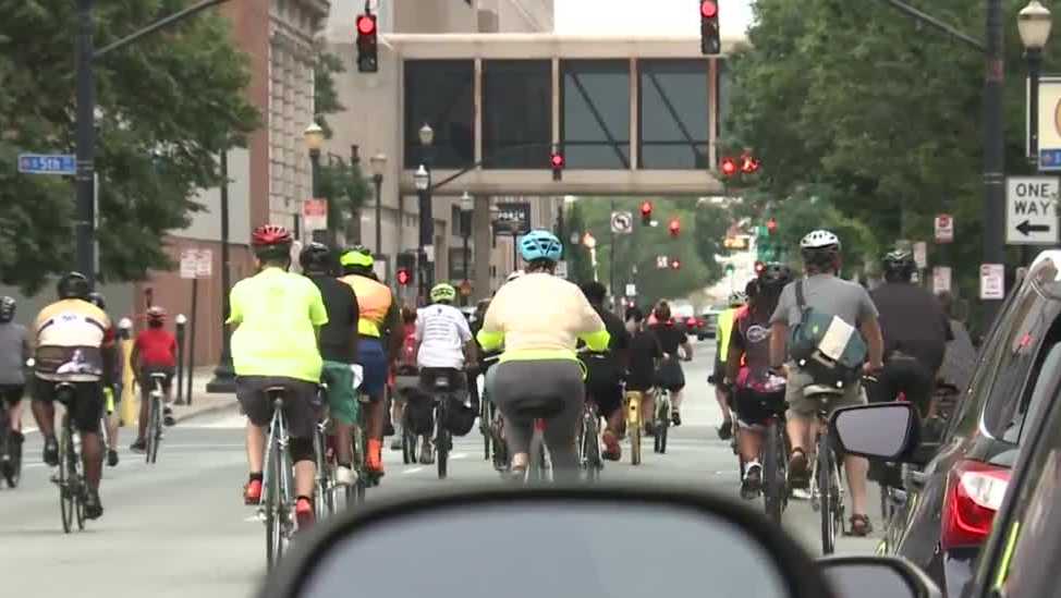 Protesters hit the streets of Louisville for 'Say Her Name' bike ride