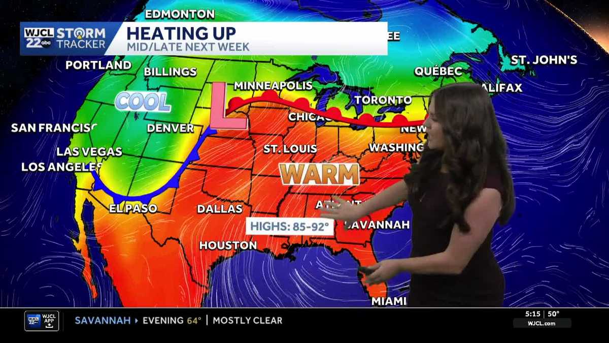 Temperatures climb this weekend for Southeast Georgia and the ...