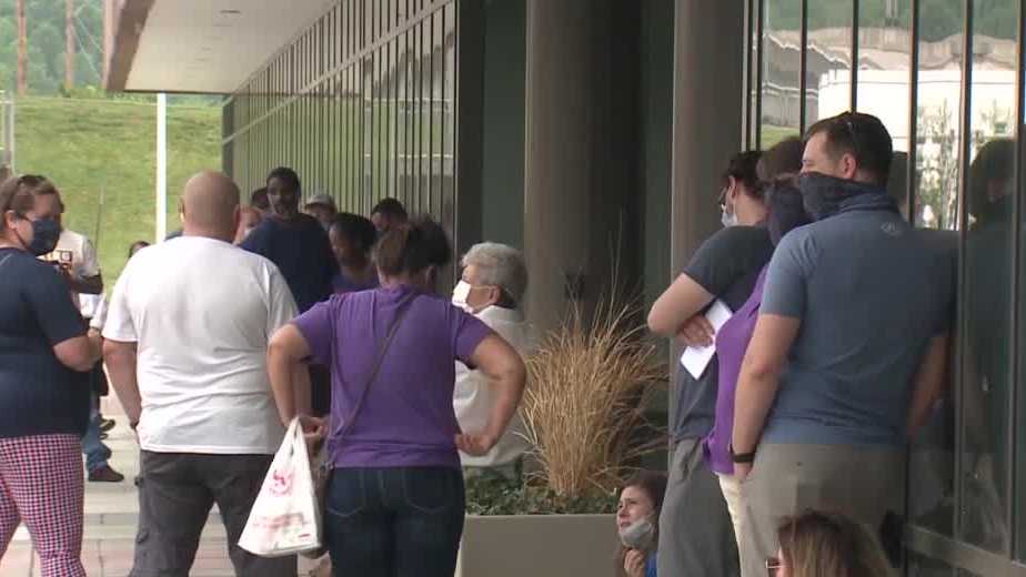 Lines are better, but appointments booked far out at Kentucky