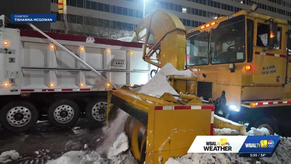 Baltimore City adds another item to its snow-clearing fleet