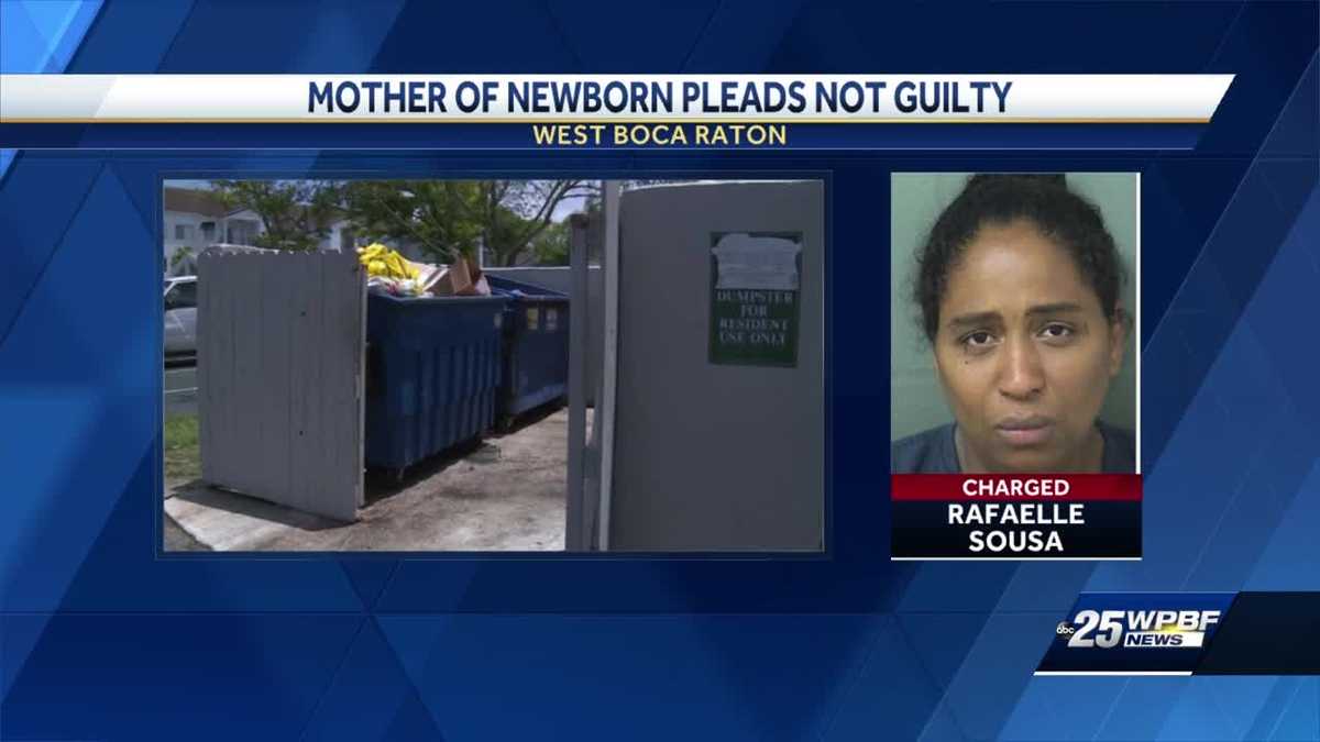 Mother accused of leaving newborn in dumpster pleads not guilty