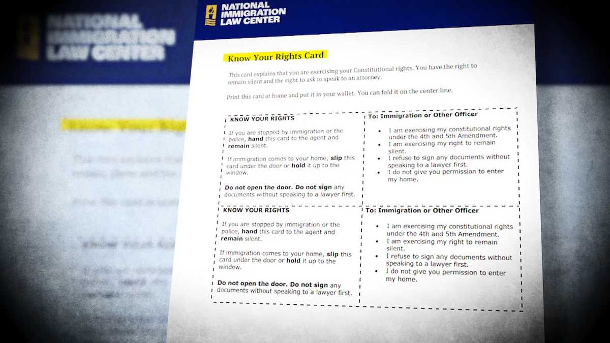 Get the Facts: The rights of people and agents during ICE and police interactions