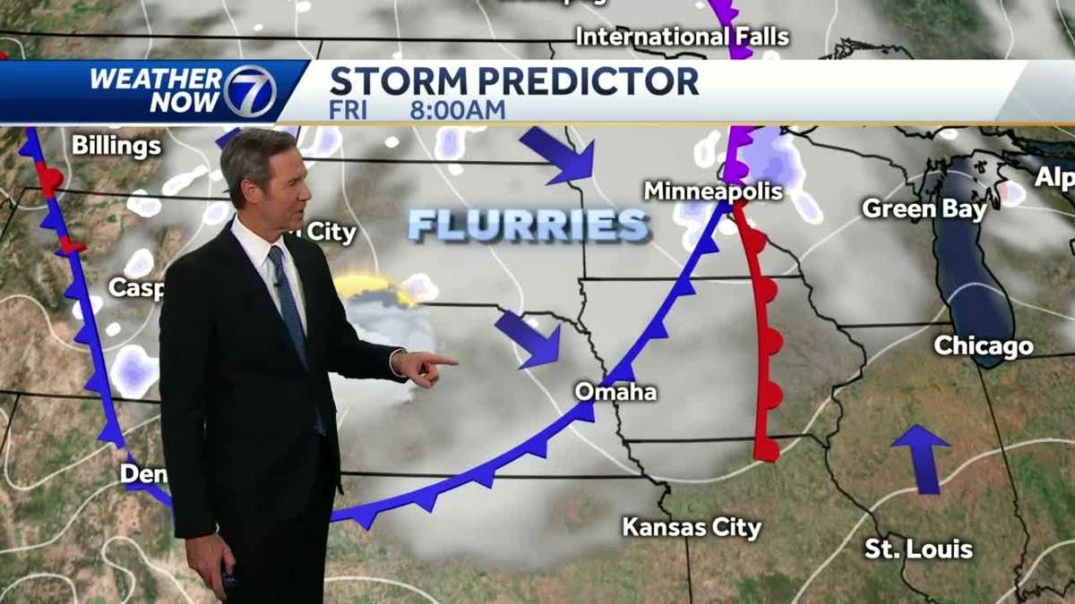 Northwest winds Friday