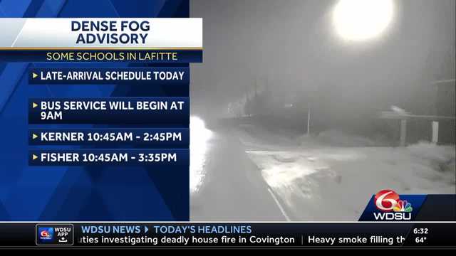 Kerner and Fisher schools implementing late-arrival schedule due to fog and haze - Vimarsana News