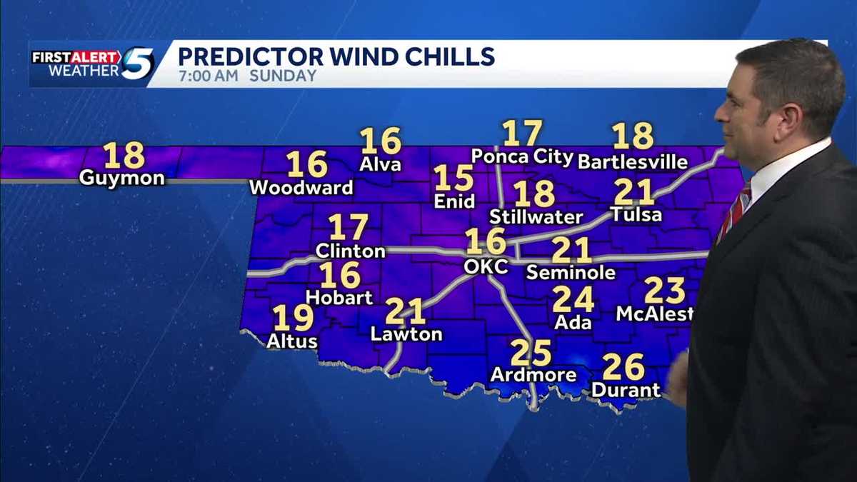 TIMELINE: Cold nights ahead for Oklahoma before warmup next week