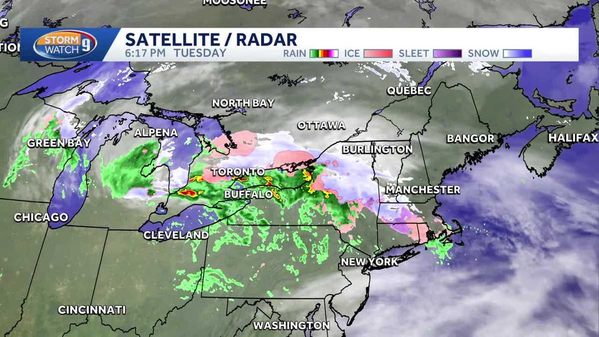 NH forecast video: Wintry mix could make for slippery commute