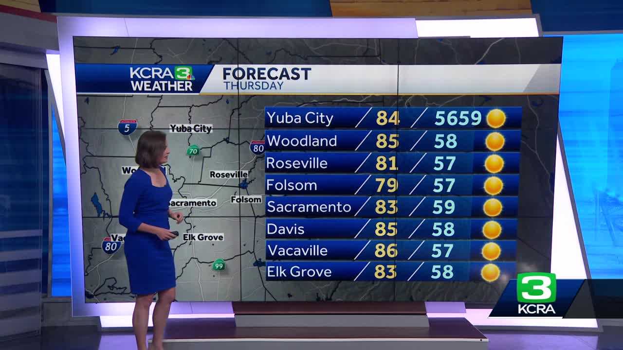 Northern California Forecast: North Breeze For Some Through Thursday