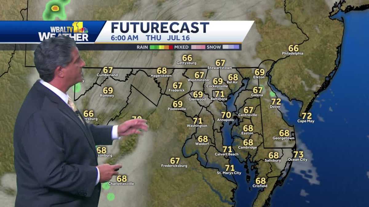 Dry, humid Thursday