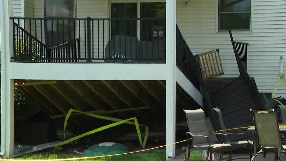 Deck collapse at Iowa birthday party sparks safety concerns - WJCL