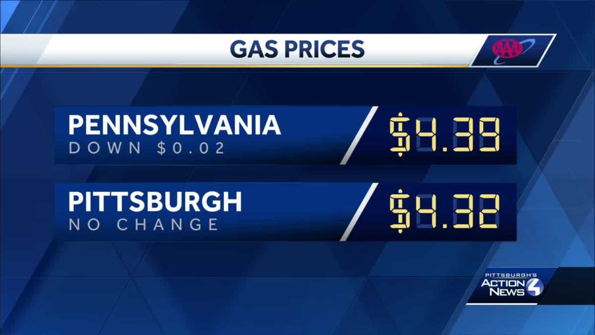 PA gas prices continue slow drop