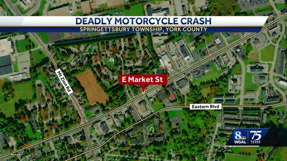 York County, Pa. man dies after crashing motorcycle into car