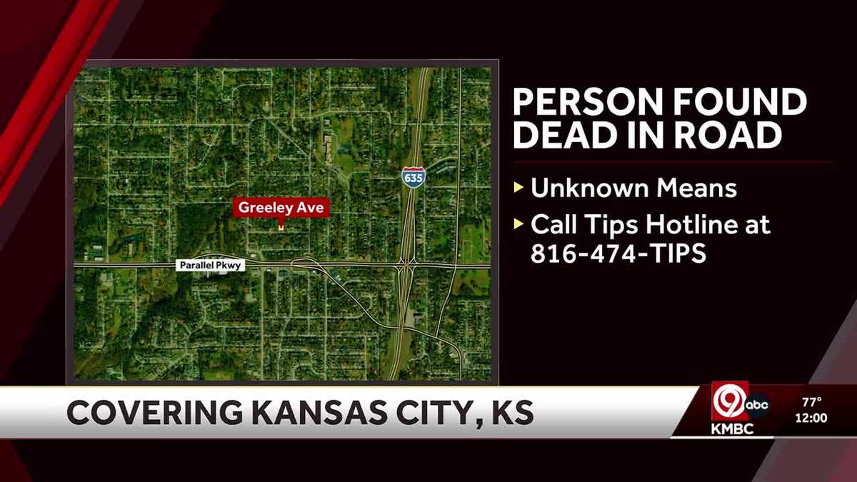 Kansas City police investigate after person found dead in road