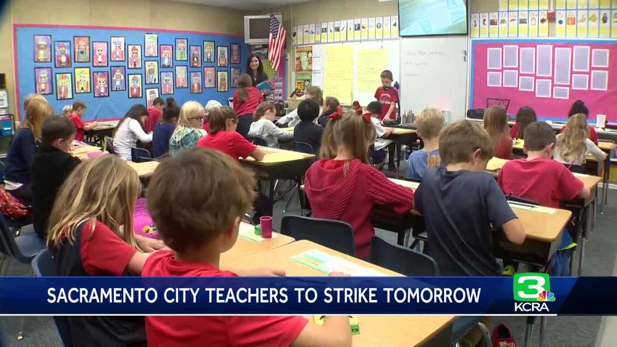 Sacramento teachers prepare for 1-day strike