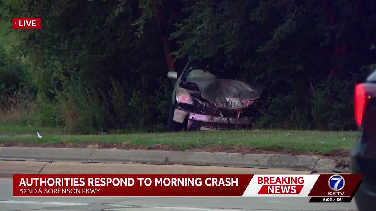 One person is seriously hurt in a Thursday morning crash