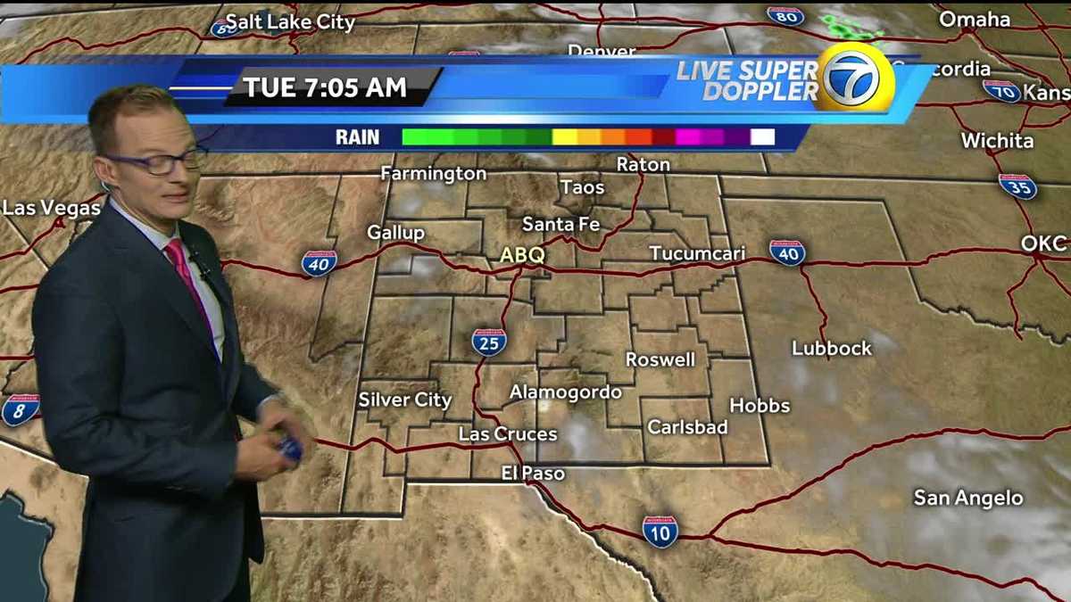 Byron Morton's Monday forecast