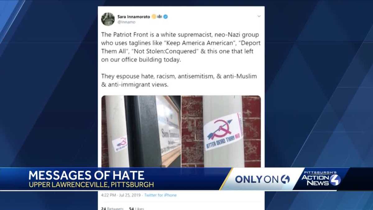 State representative says sticker by hate group was near Lawrenceville office