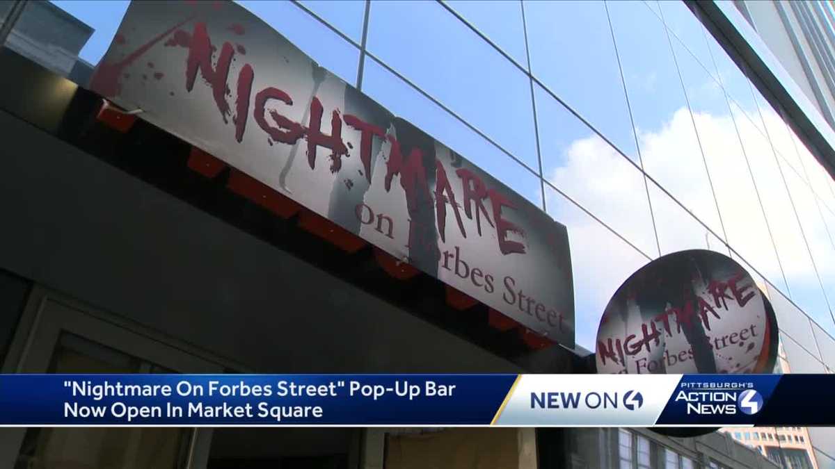 'Nightmare on Forbes Street' pop-up bar opens in downtown Pittsburgh