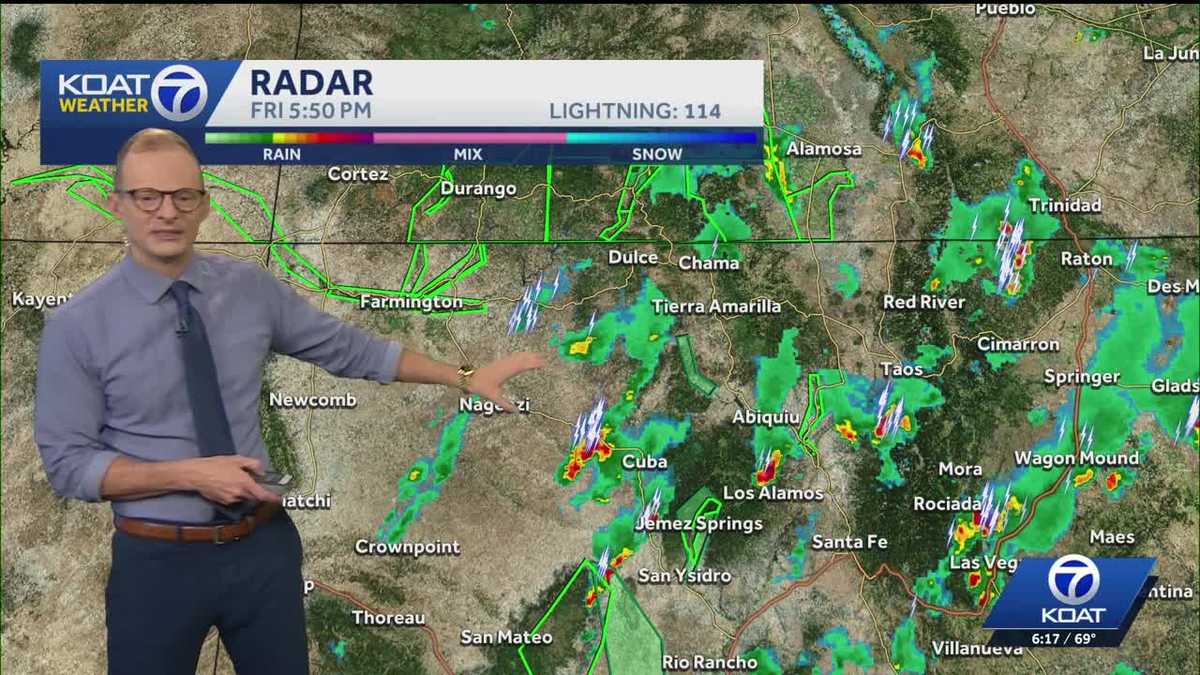 Cooler fall temperatures will settle in for the next few days