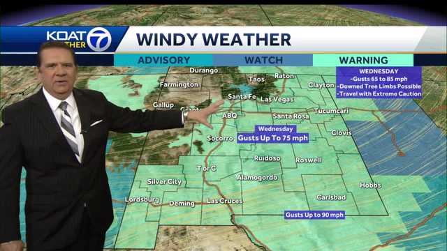 Potentially damaging and dangerous winds on Wednesday - Vimarsana News