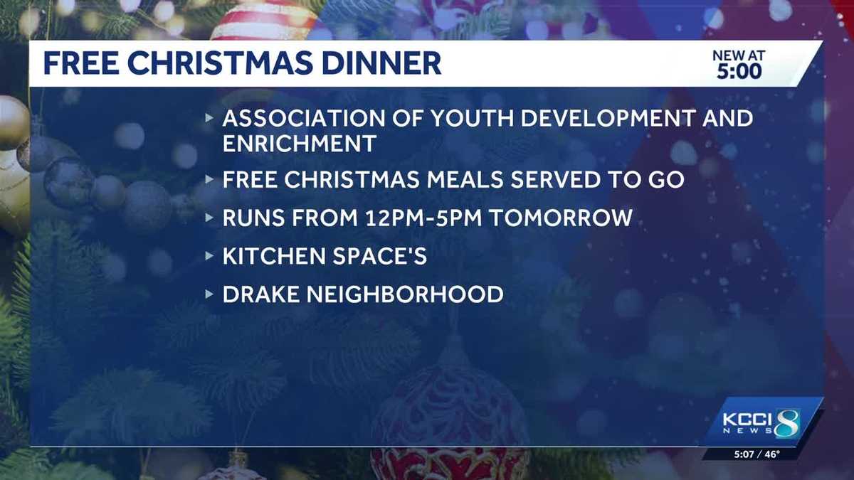 Iowa nonprofit offers free Christmas dinner to families in need