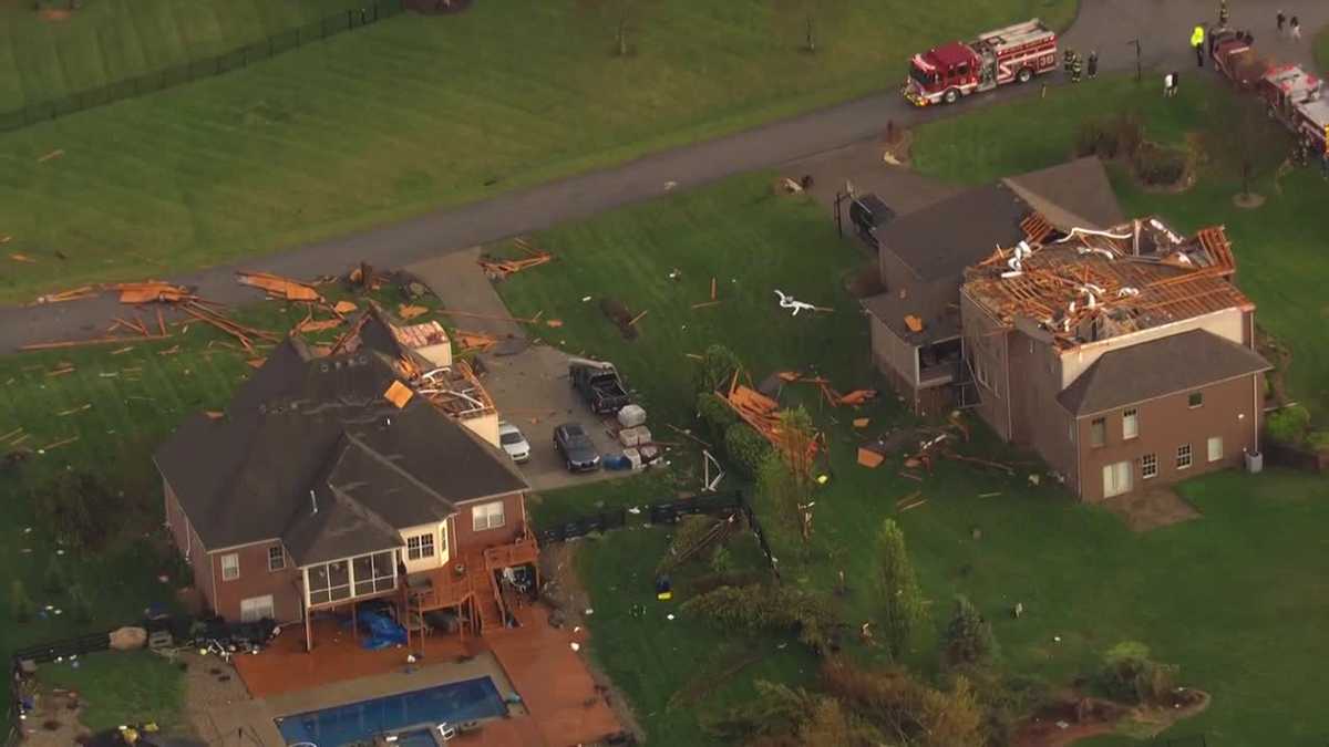 NWS EF2 tornado damage found in Buckner, Kentucky