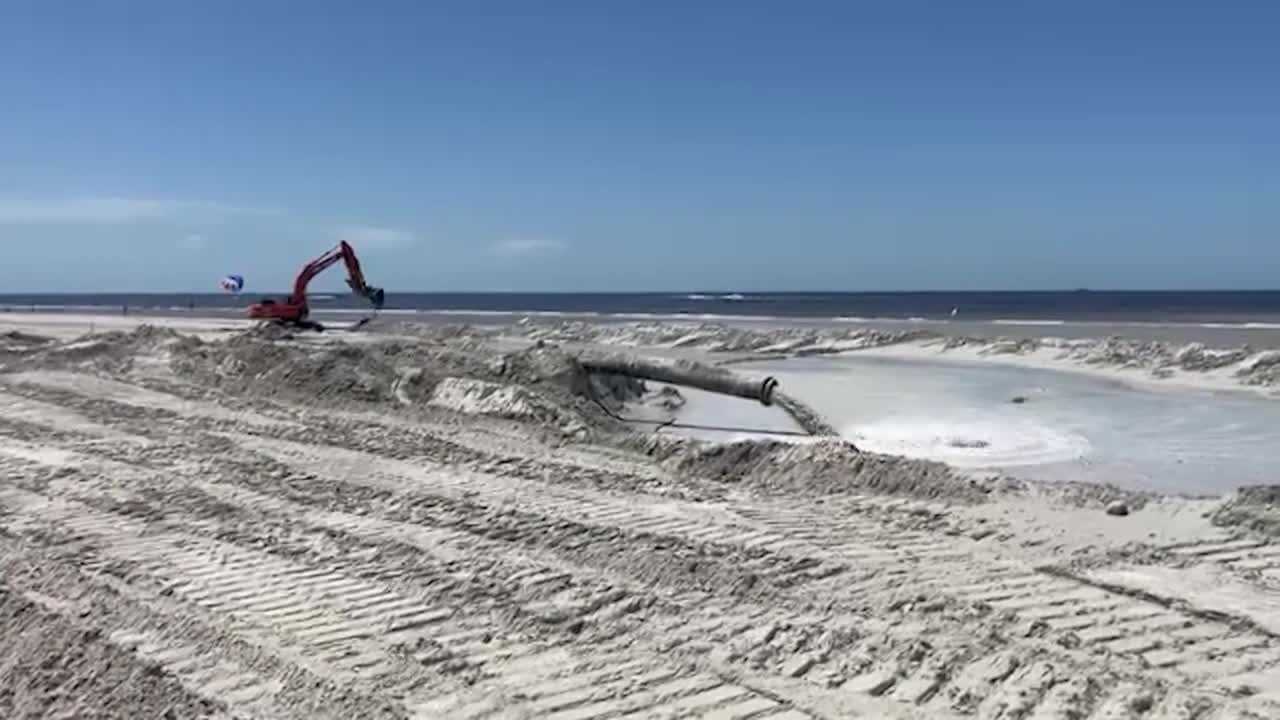 Beach Renourishment Project Continues On Fort Myers Beach