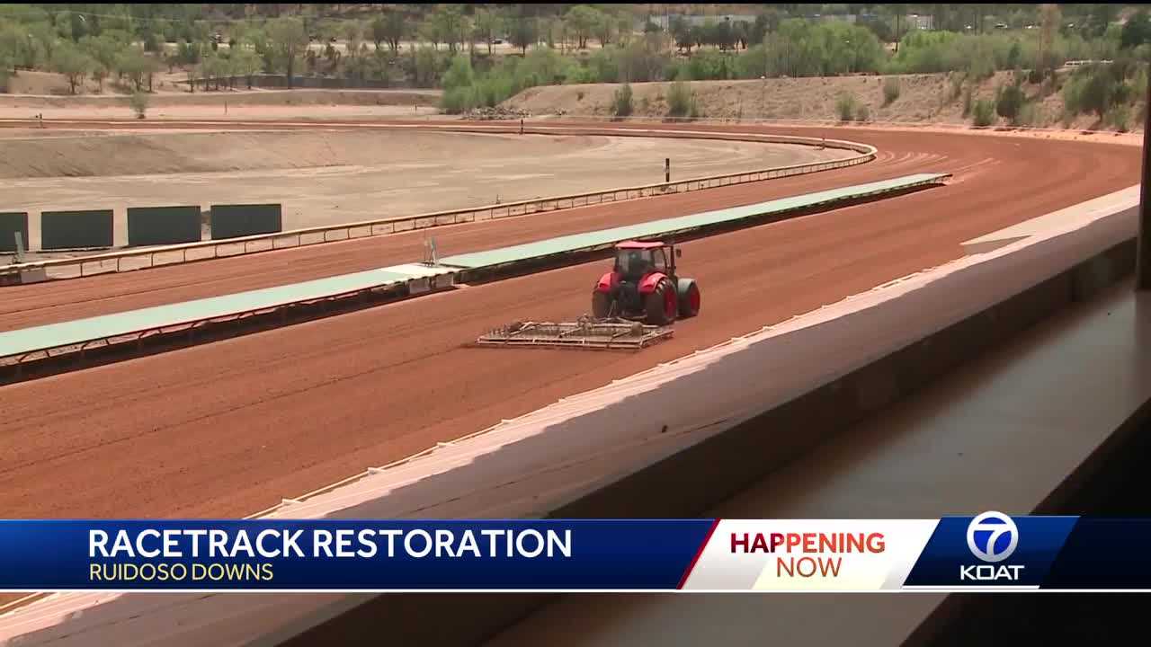 Crews looking to restore racetrack in Ruidoso Downs