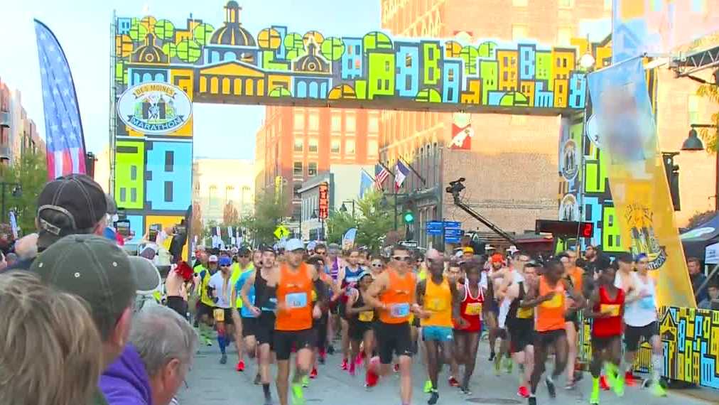 Des Moines marathon Road closures, schedule for Oct. 20 race