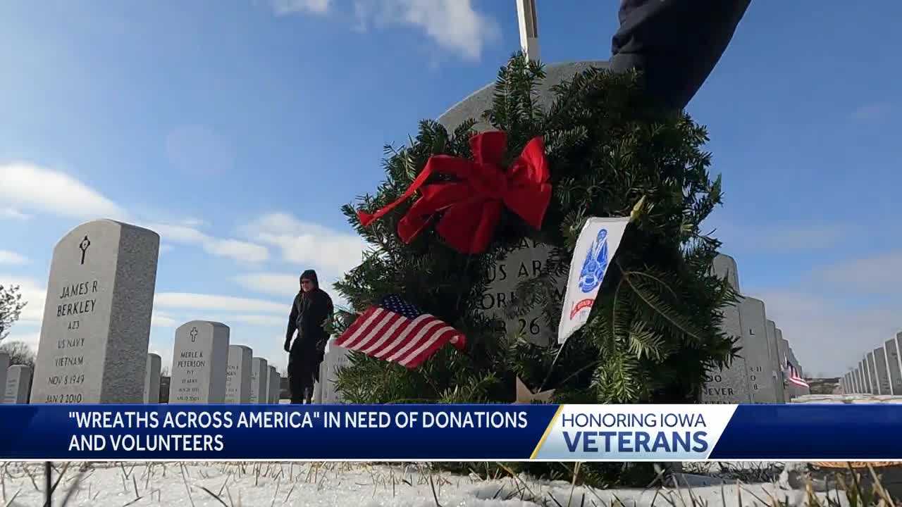 ‘Wreaths Across America’ Tradition Grows At Iowa Veterans Cemetery