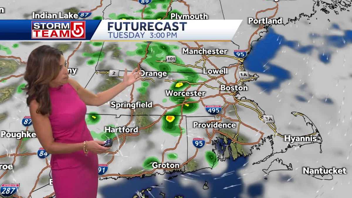 Video: Some showers with temps in 60s