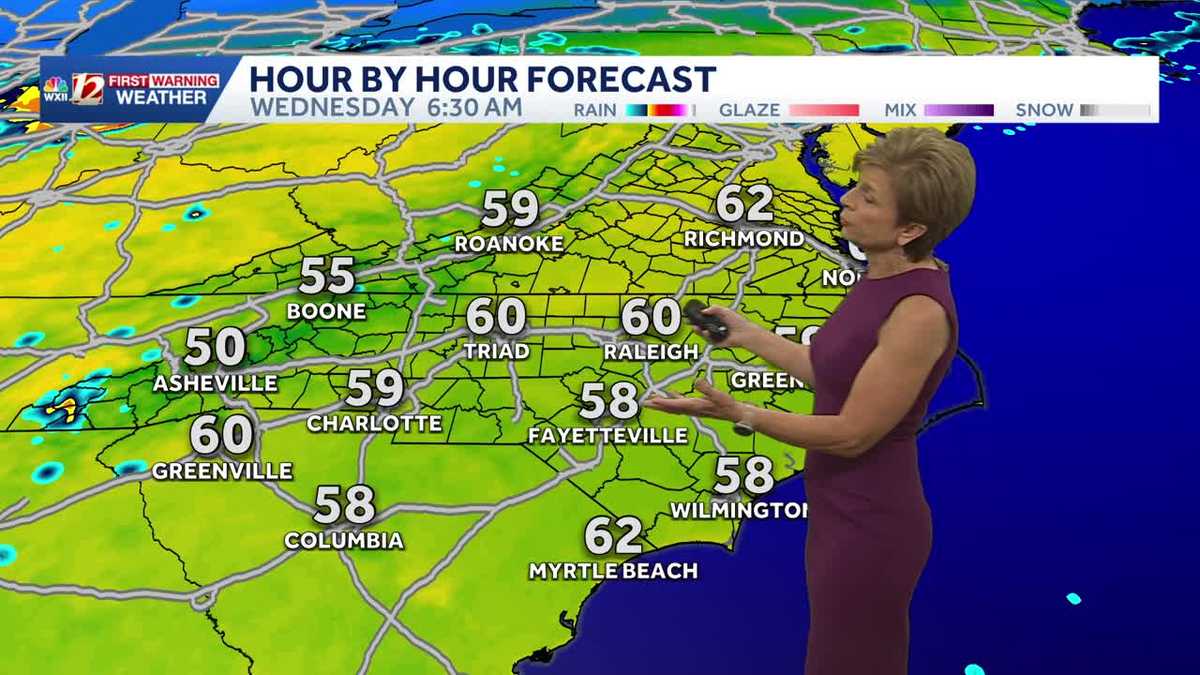 Warmer Triad weather will gradually bring back the chance for late day ...
