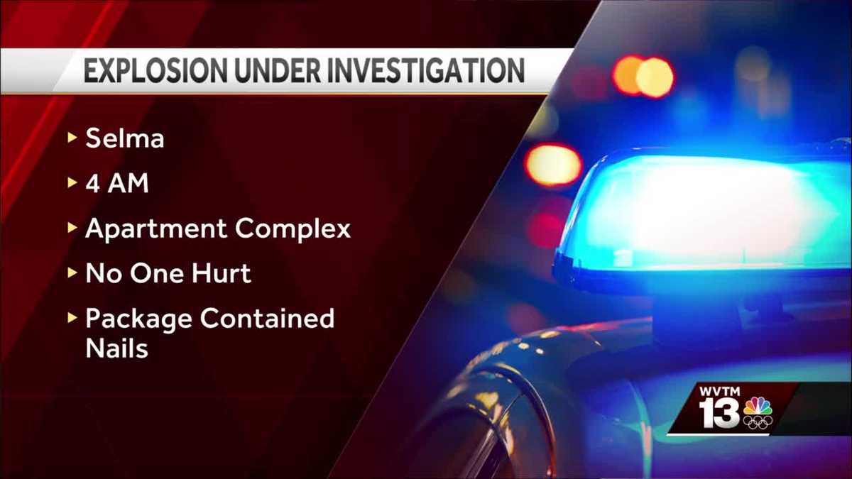 Selma Alabama package bomb explosion ATF Rangedale Housing apartments