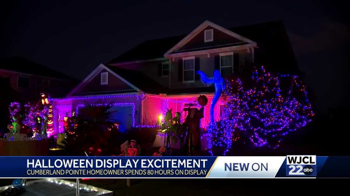 Halloween in Savannah Cumberland Point homeowner dazzles with